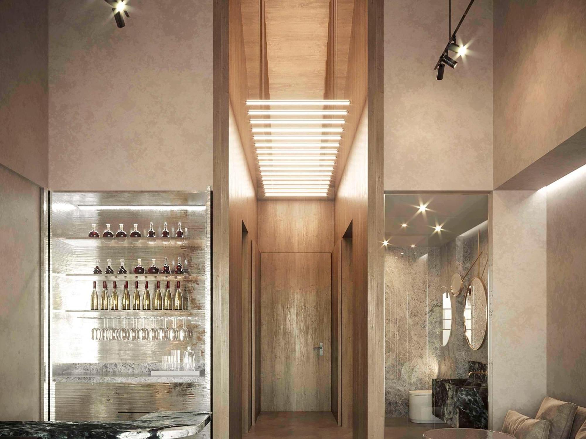 Mondrian Singapore Duxton Esterno foto The interior of the restaurant