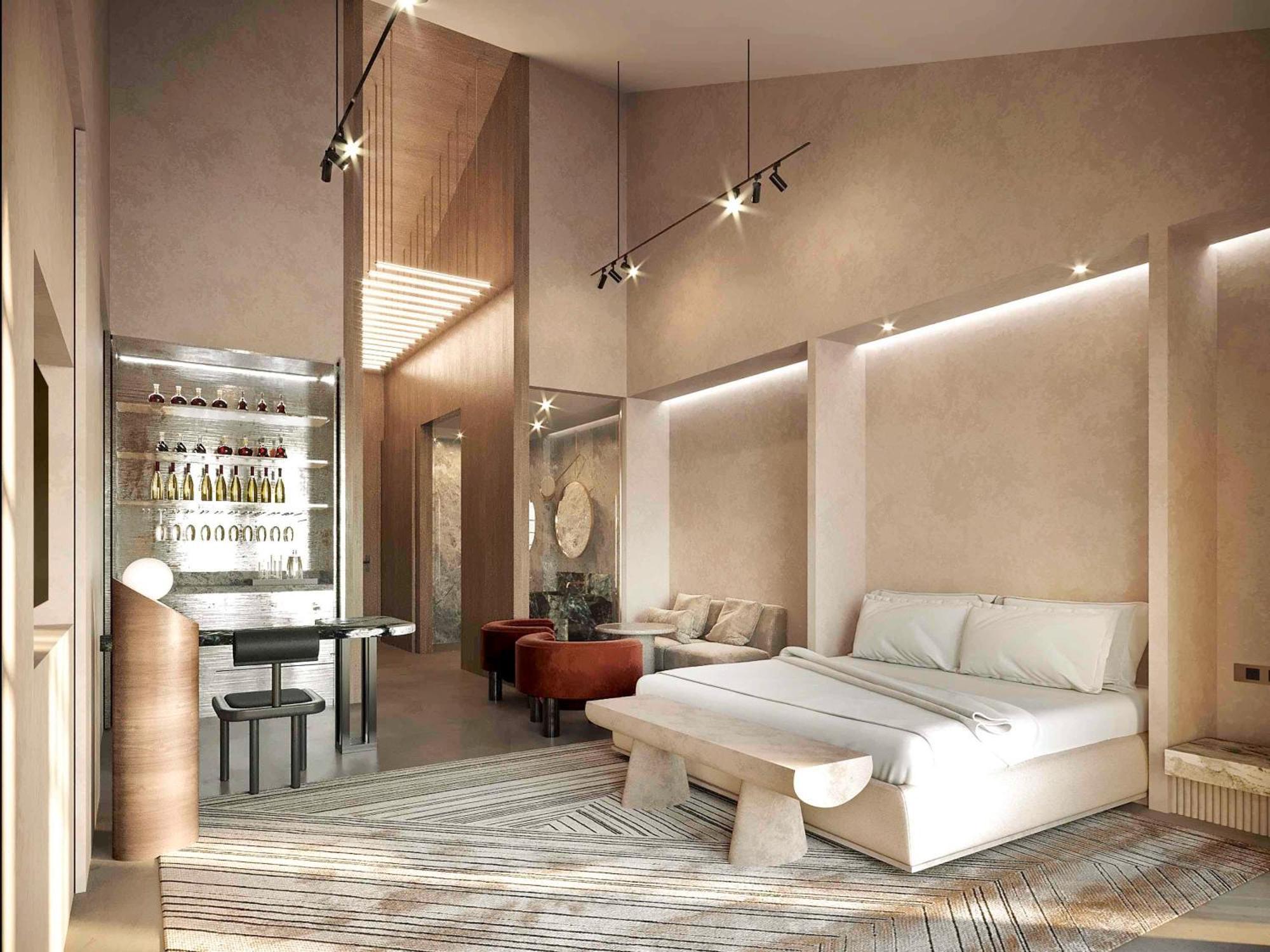 Mondrian Singapore Duxton Esterno foto A room at the hotel
